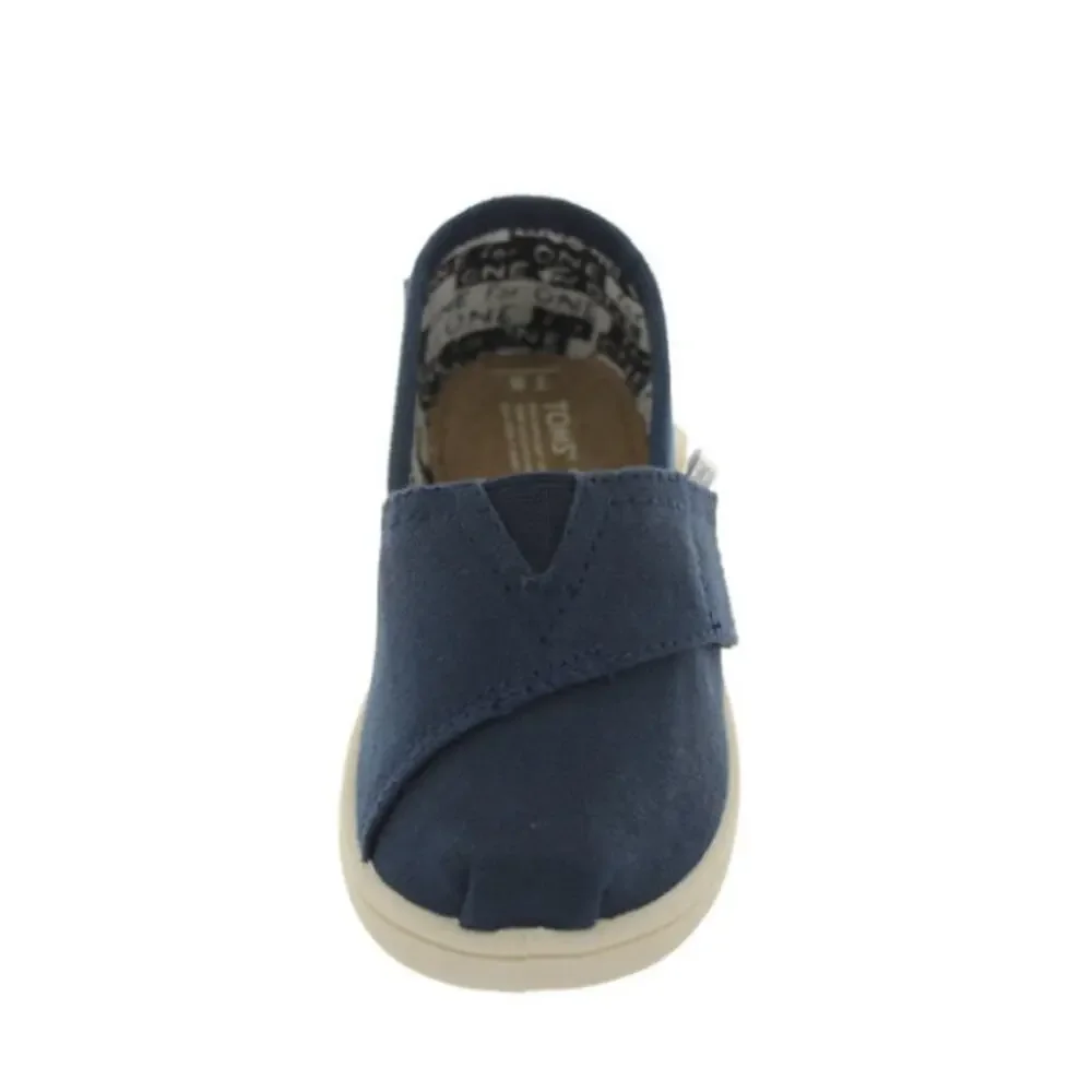 TOMS Boys Navy Alpargata Casual Shoes Size 2